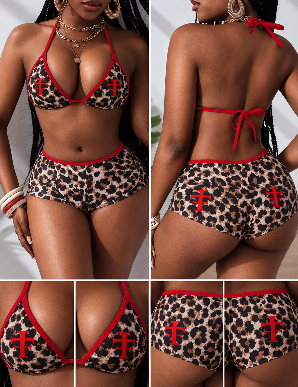 Lepord print co-ord