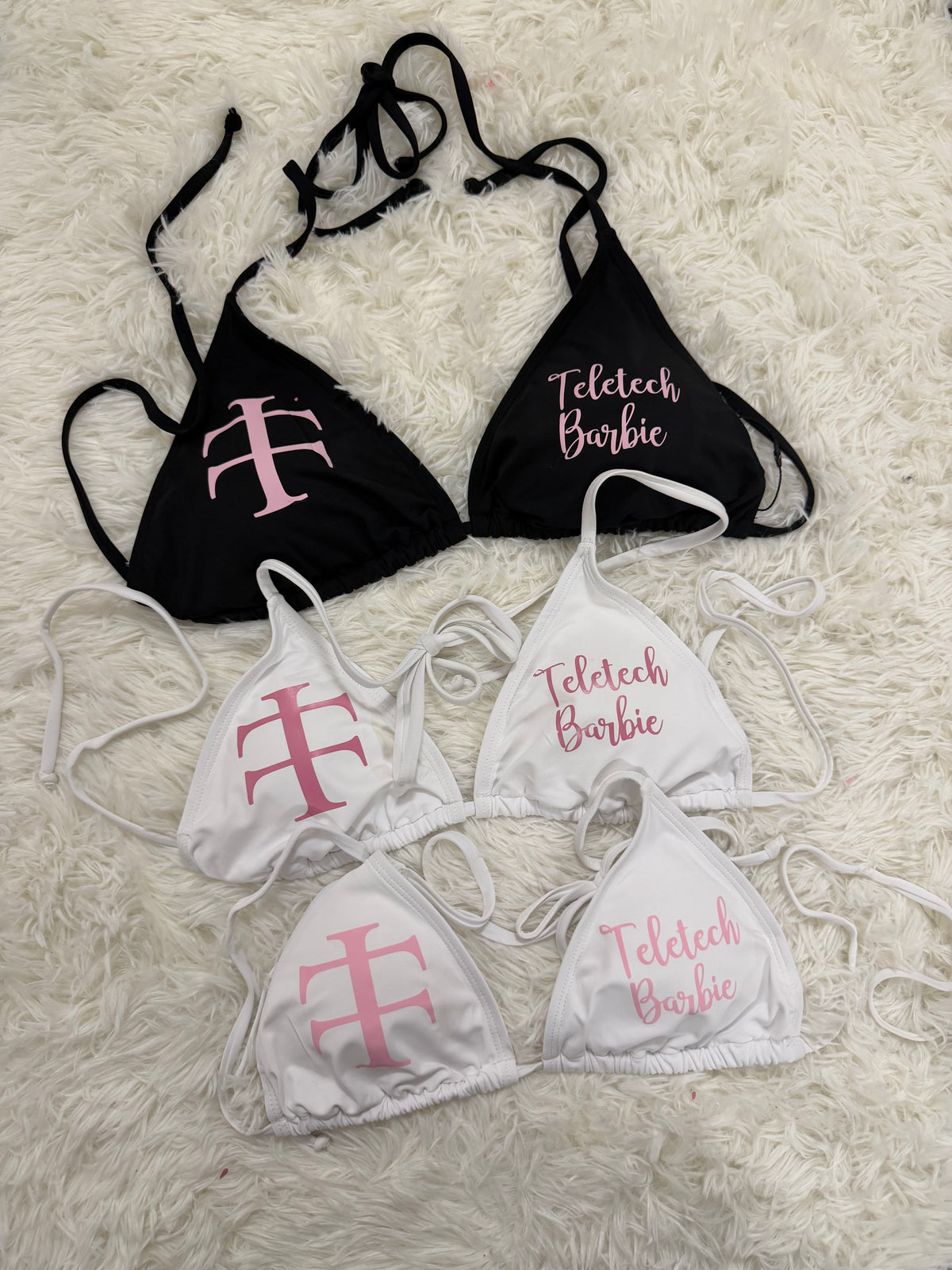Cross techno bikini top